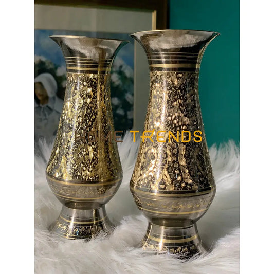 7 Multicolor Leaf Vase Set Of 2 Vases