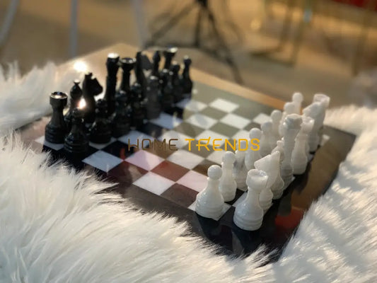 Black Onyx Large Chess Board Games