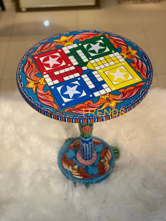 Blue 18 Ludo Table Accent Tables