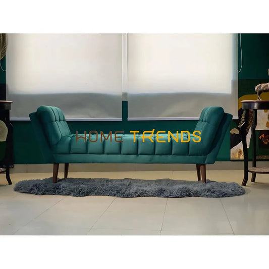 Boxpark Zinc Velvet Bench Benches & Stools