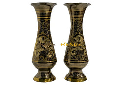 Handcrafted Brass 9 Vase Vases