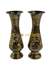 Handcrafted Brass 9 Vase Vases