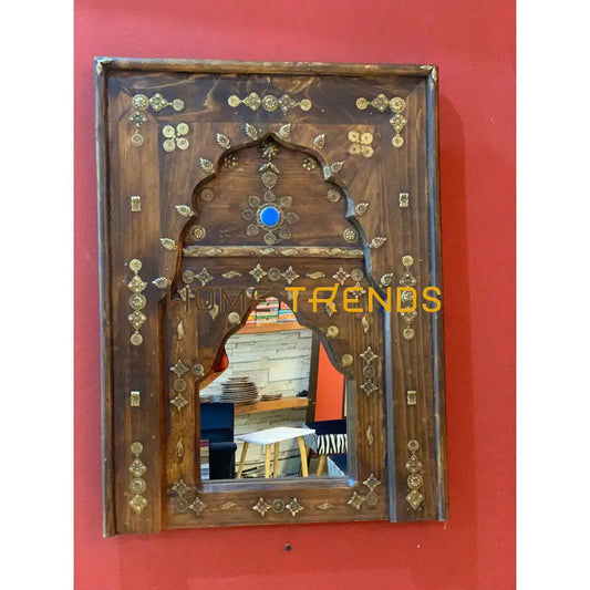 Mahodand Swati Solid Wood Wall Mirror Mirrors