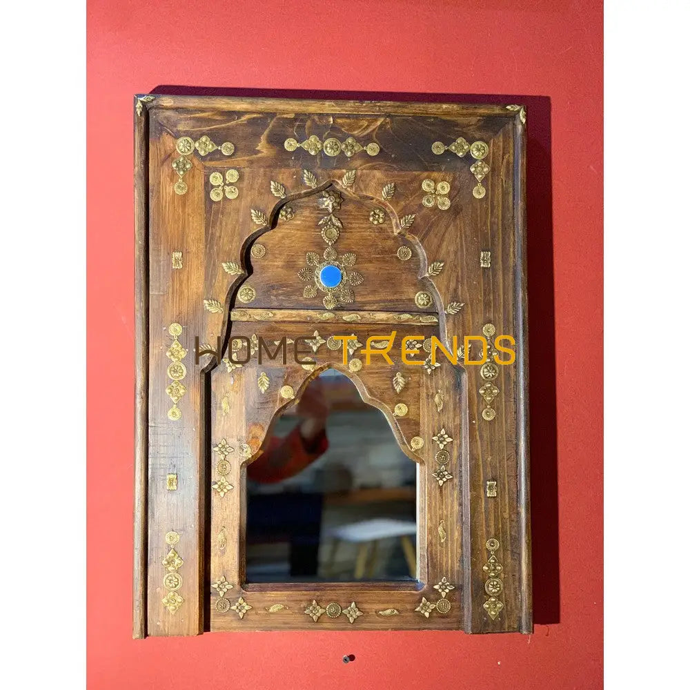Mahodand Swati Solid Wood Wall Mirror Mirrors