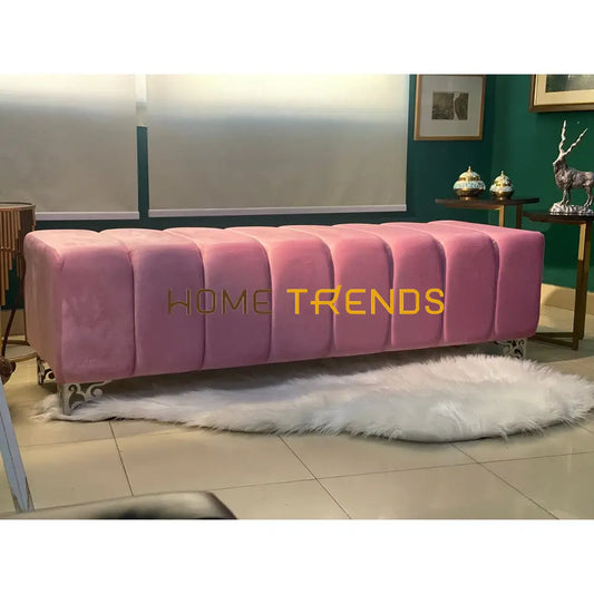 Passions Pink Velvet Bench Benches & Stools