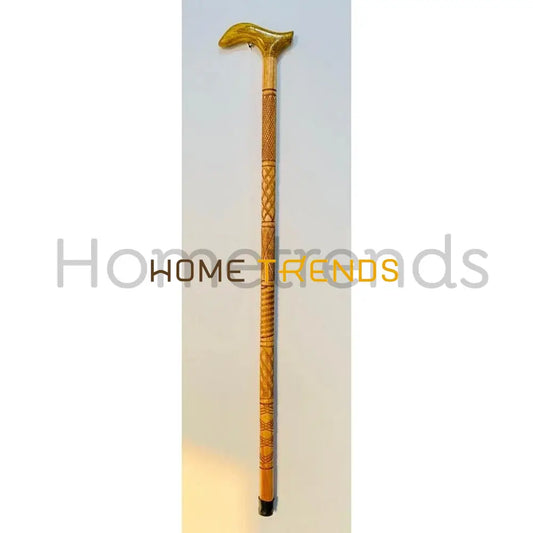 Traditional Walnut Khundi / Walking Stick Miscellaneous Decor