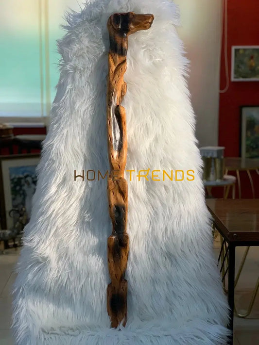 Twisted Sheesham Solid Wood Dog Stick Miscellaneous Decor