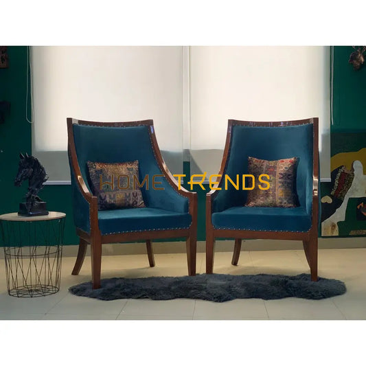 Venice High Back Chair Set Of 2 Accent Chairs