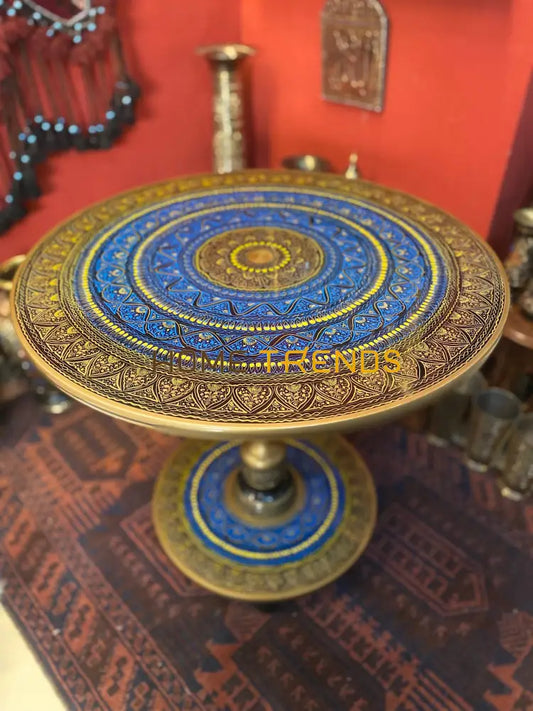 24 Blue Naqshi Table Accent Tables