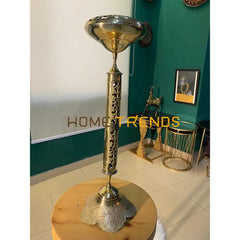 24 Brass Pedestal Ashtray Ashtrays
