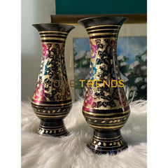 7 Multicolor Vase Set Of 2 Vases