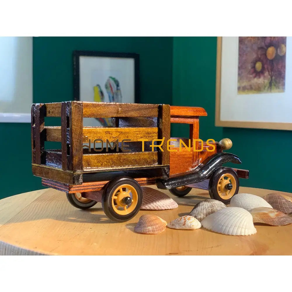 8 Wooden Truck Model Design B Sculptures & Monuments