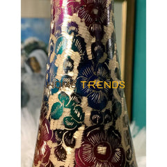 9 Multicolor Floral Vase Set Of 2 Vases