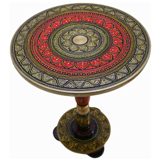 18 Red Naqshi Table Accent Tables