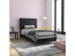 Atwater Living Jazmine Black Upholstered Bed