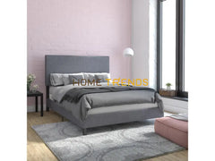 Atwater Living Jazmine Gray Upholstered Bed