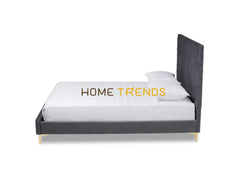 Baxton Studio Gray/Gold Fabrico Platform Bed