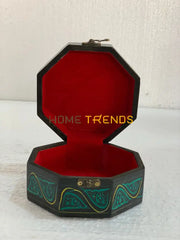 Black And Green Octagonal Large Jewelry Box Boxes