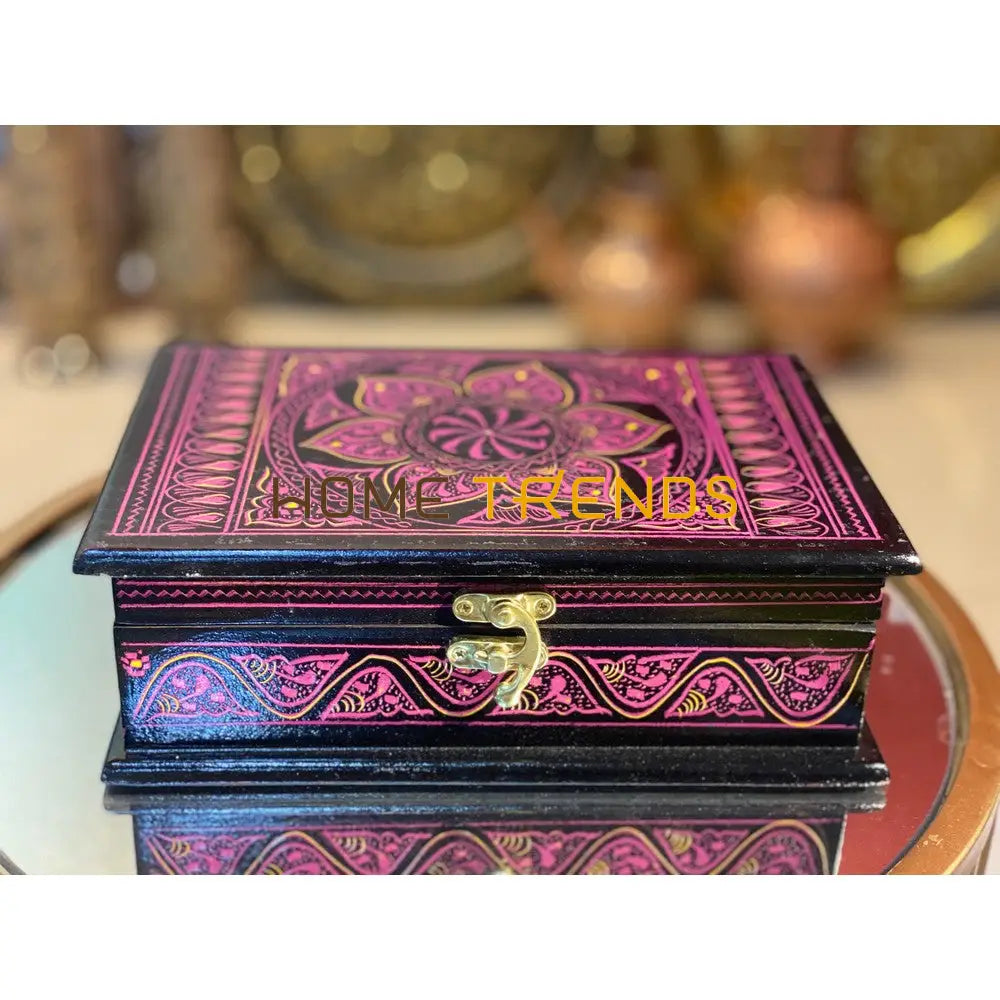 Black And Pink Jewelry Box Boxes