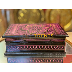 Black And Pink Jewelry Box Boxes