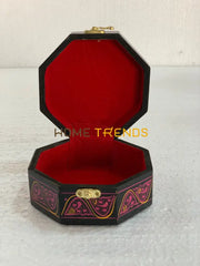 Black And Purple Octagonal Large Jewelry Box Boxes