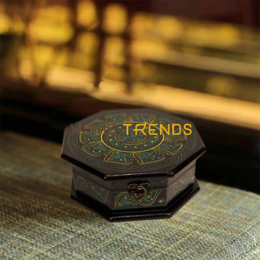 Black Green Jewelry Box Boxes