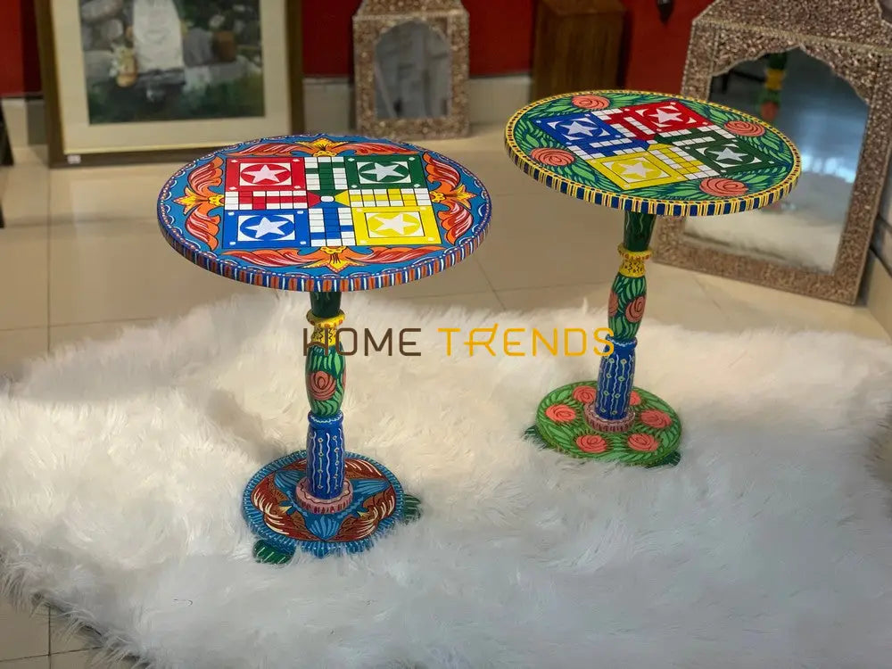 Blue 18 Ludo Table Accent Tables