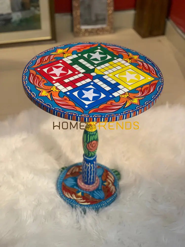 Blue 18 Ludo Table Accent Tables