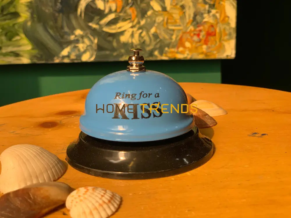 Blue Ring For A Kiss Bell Ringer Miscellaneous Decor