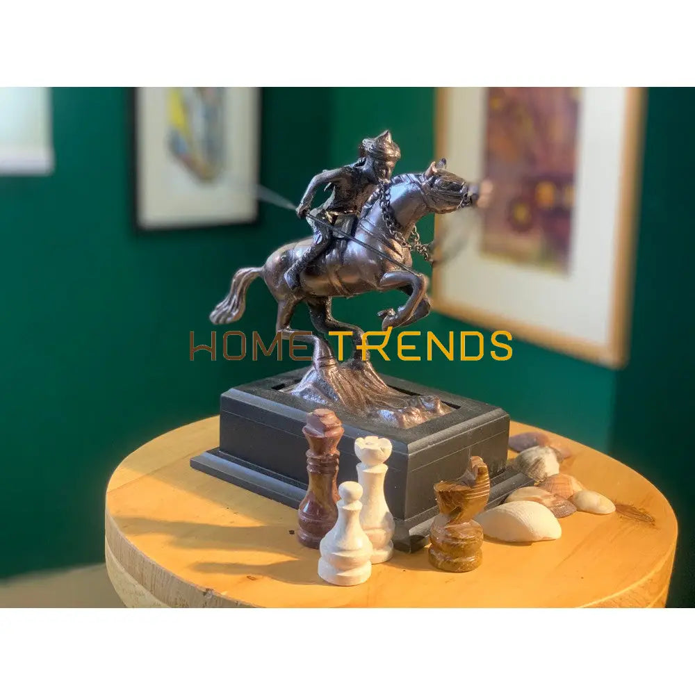Brass Horse Soldier Statue Sculptures & Monuments