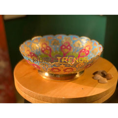 Brass Multi Color 10 Bowl Bowls