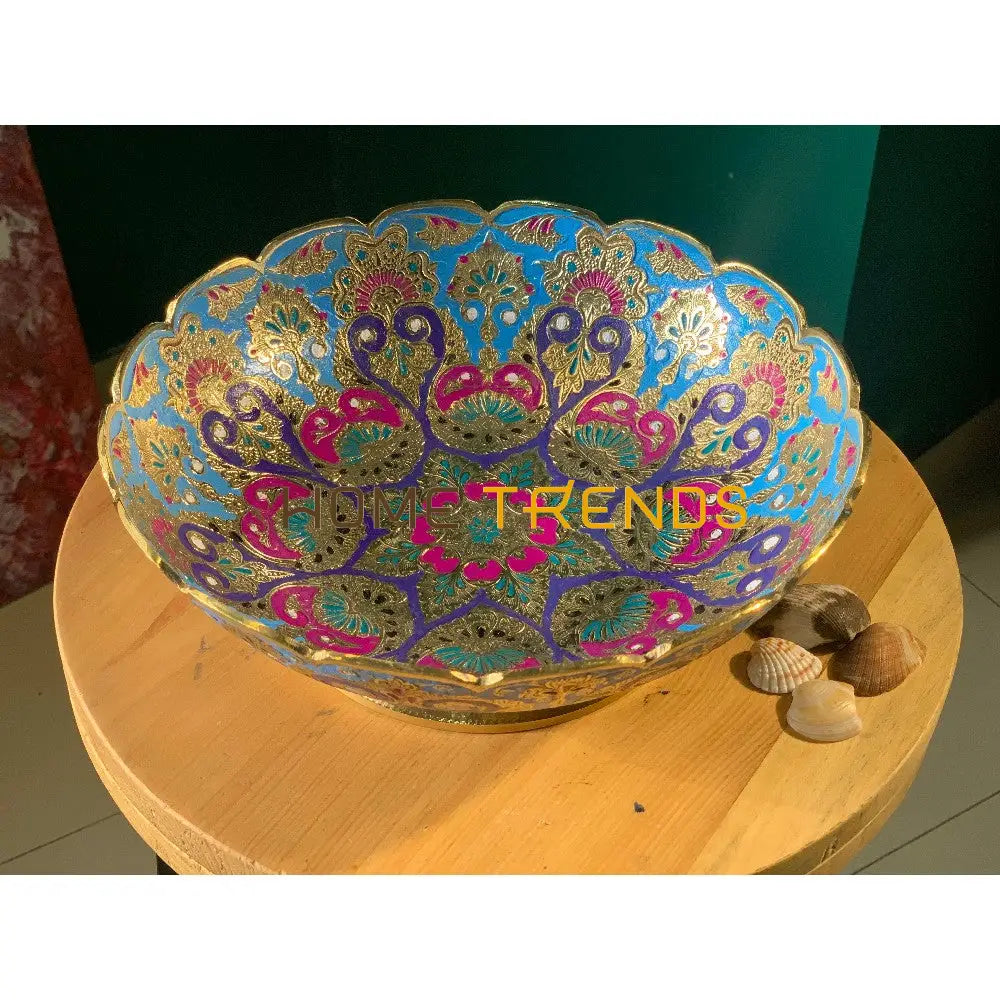 Brass Multi Color 10 Bowl Bowls