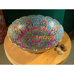 Brass Multi Color 10 Bowl Bowls