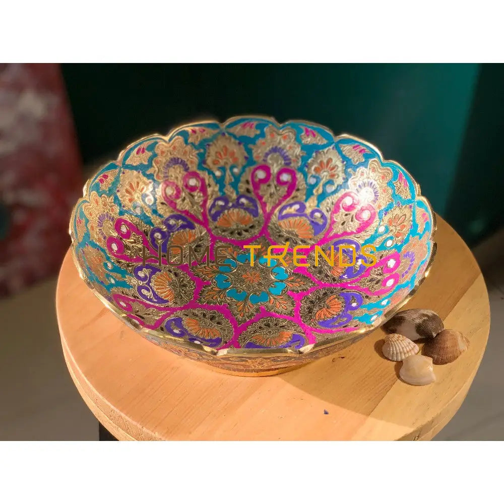 Brass Multi Color 10 Bowl Bowls
