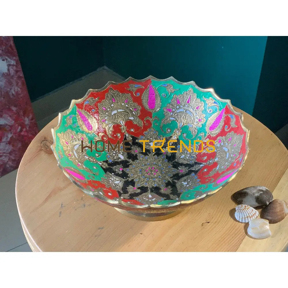 Brass Multi Color 8 Bowl Bowls