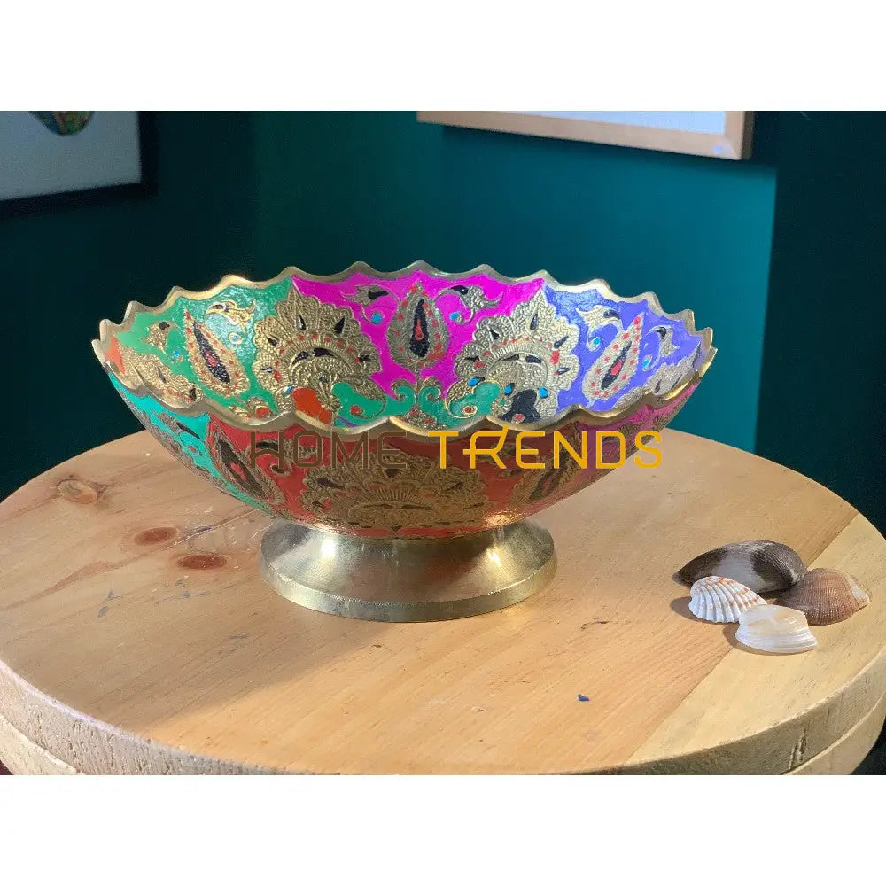 Brass Multi Color 8 Bowl Bowls