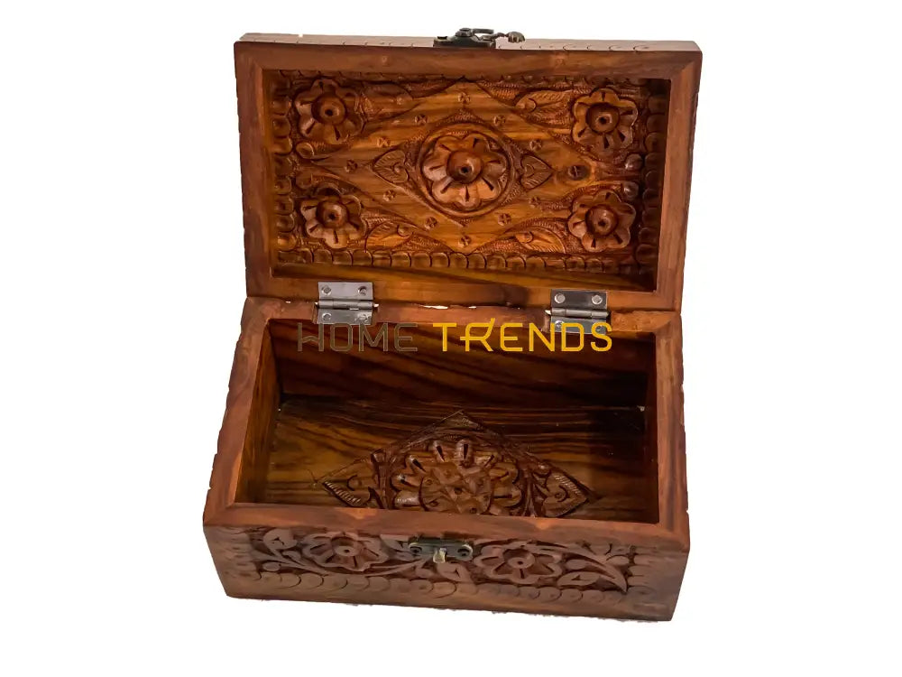 Brown Diamond Design Jewelry Box Boxes