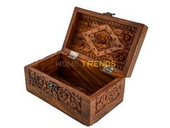 Brown Diamond Design Jewelry Box Boxes