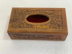 Brown Floral Tissue Box Boxes