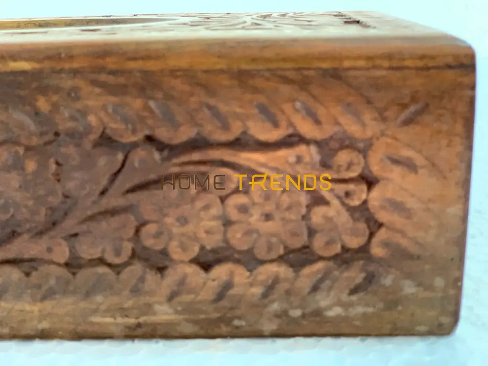 Brown Floral Tissue Box Boxes