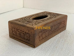 Brown Floral Tissue Box Boxes