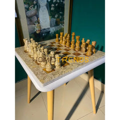 Brown Onyx Large Chess Board Games