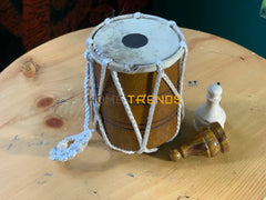 Brown Traditional Large Tabla Miscellaneous Decor