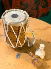 Brown Traditional Small Tabla Miscellaneous Decor