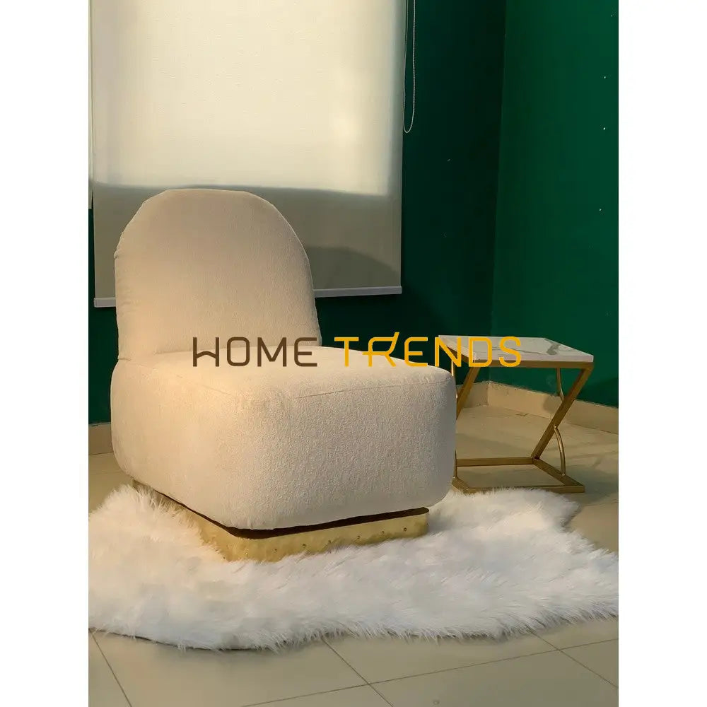 Cloudie White Revolving Chair Benches & Stools