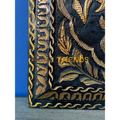Copper Collection Black And Gold Surah Kafiroon 16 X 24 Wall Decor Decors