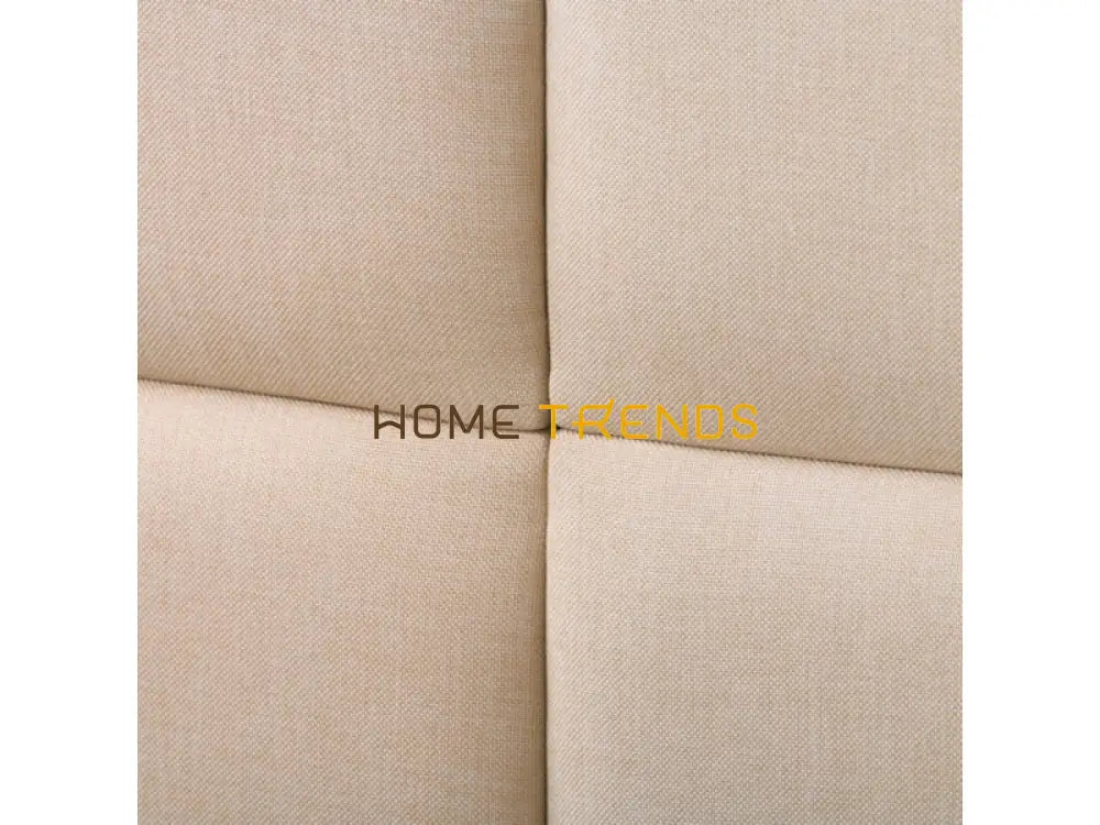 CorLiving Beige Upholstered Panel Bed