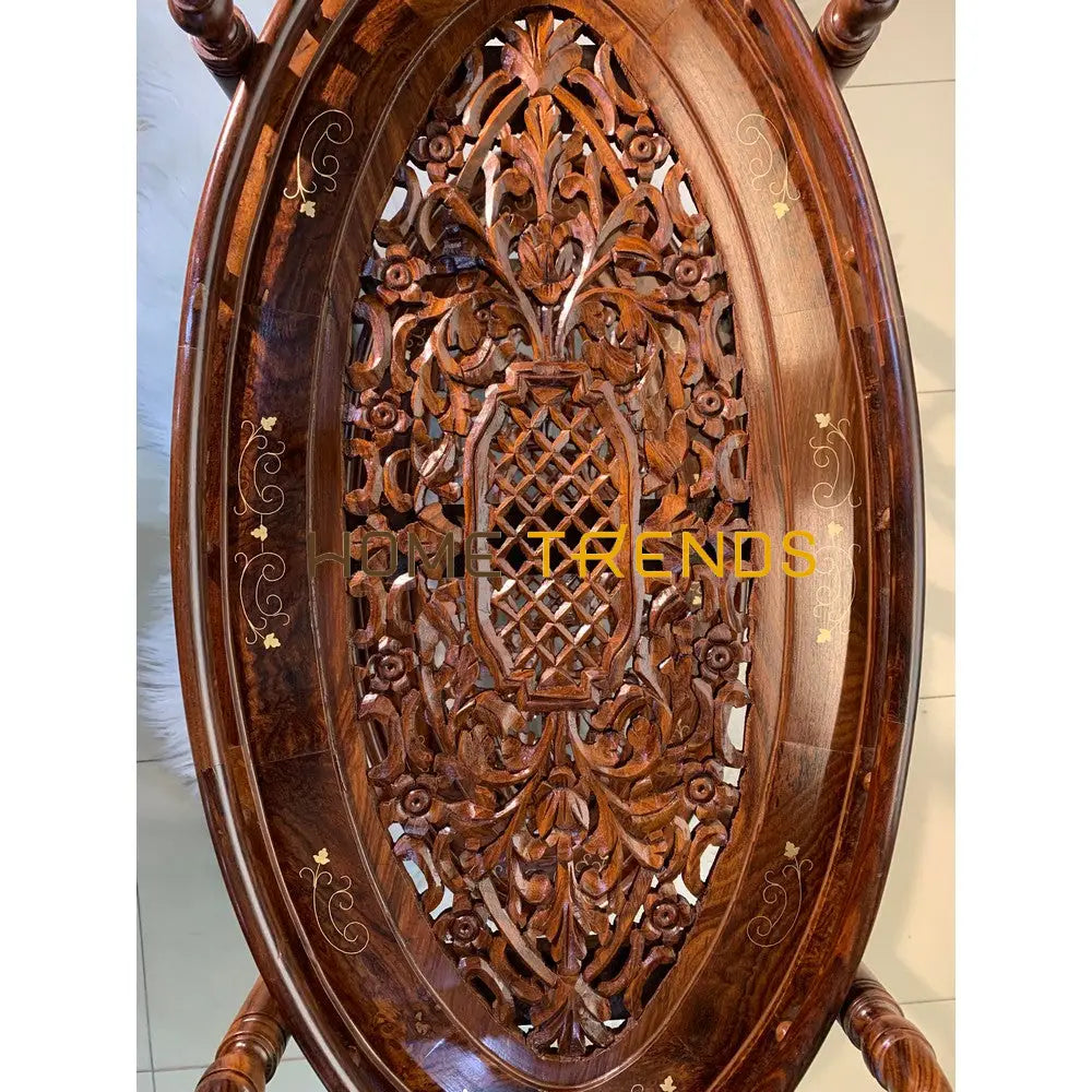 Diana Solid Wood Mesh Top Tea Trolley