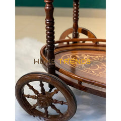 Diana Solid Wood Tea Trolley
