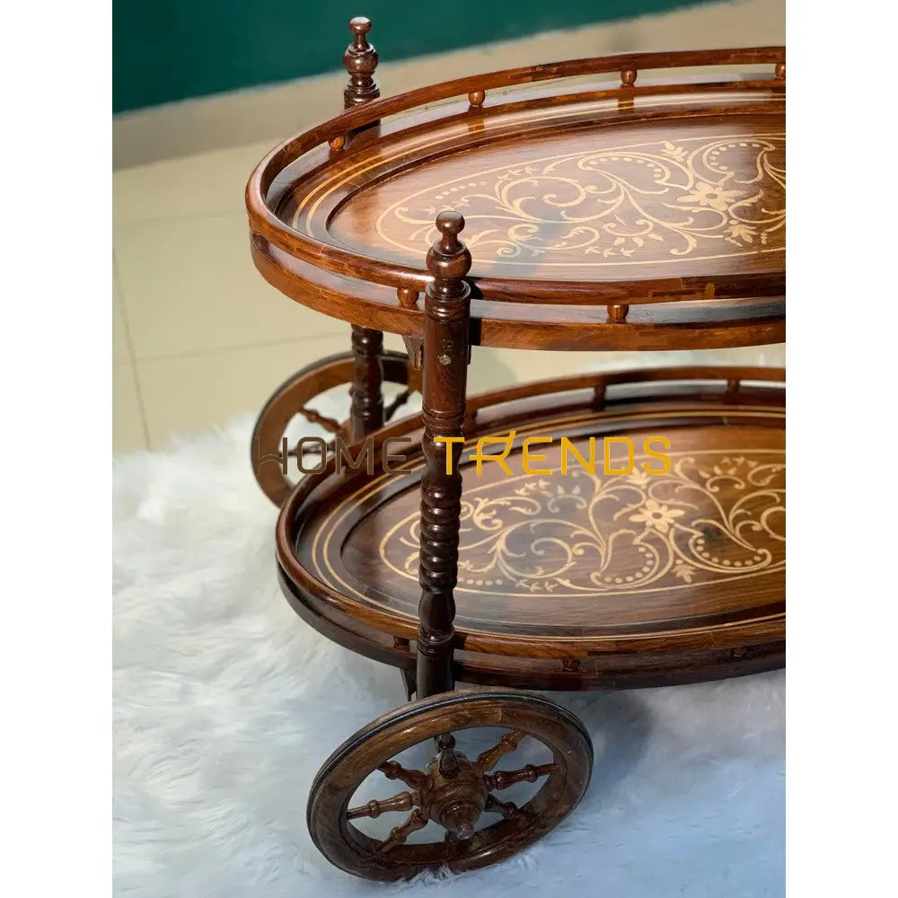 Diana Solid Wood Tea Trolley
